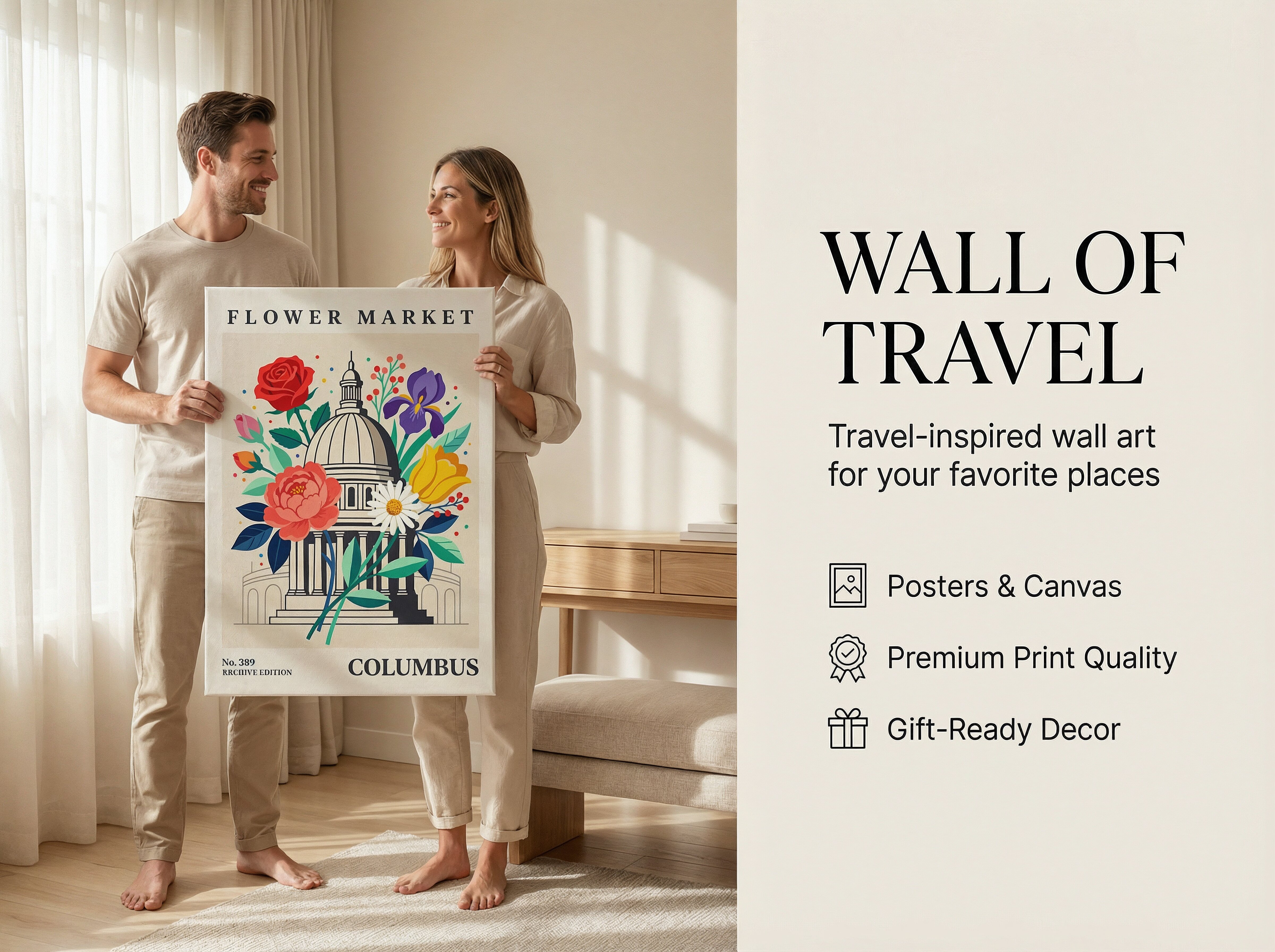 Wall of Travel — Premium travel-inspired wall art